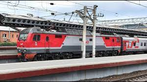 ⠀ ⠀ register in the program ′′ rzd bonus , if you haven't done so before; Rzd Russian Railways Regular And Sapsan Service Trains At St Petersburg Platform Youtube