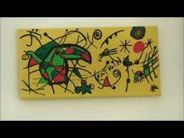 Dieses kunstwerk zeigt dein lieblingstier und die typischen miró symbole! Malen Wie Joan Miro Nachempfunden Acryl Bild Mit Lieblingstier Auch Fur Kinder Youtube