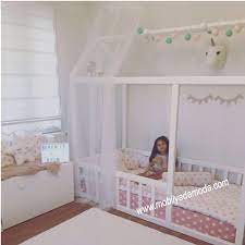 montessori yer yatagi 90x190 bebek bebek mobilya ev icin