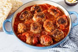 Beef Meatballs Arrabiata Sauce
