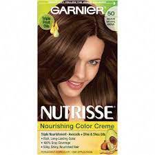 Garnier Nutrisse Nourishing Hair Color Creme 50 Medium Natural Brown Truffle 1 Kit Walmart Com Nourishing Hair Hair Color Natural Brown Hair