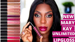 Mary Kay Unlimited Lip Gloss Review & Swatches