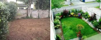 Ein breiter weg führt zum geschwungenen portal und die bepflanzung wurde so gewählt. Gestaltungsideen Fur Terrasse Und Garten Vorher Nachher Gartendesign Ideen Garten Kleiner Garten