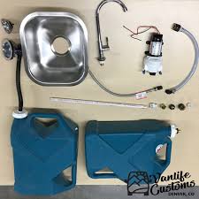 A permanent outdoor sink requires regular maintenance to make the drainage system stays clear. Vanlife Customs 101 Camper Van Diy Sink And Water System Custom Van Builder Vanlife Customs