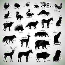 Woodland Animal Outlines To Trace Google Search Animal Outline Animal Silhouette Silhouette Painting