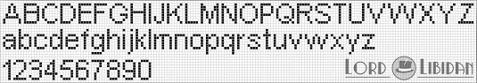 So we've combined over 50 free cross stitch fonts and alphabets for you to download and use for free. Over 50 Free Cross Stitch Alphabets Fonts Lord Libidan