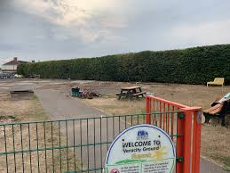 Day 1 of the Veracity play area upgrade. Hopefully the work should be  completed by the end of August.