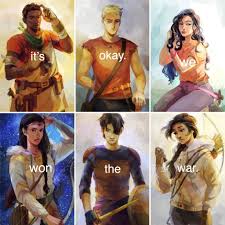 He has found the four most powerful demigods of the century (children of the big three): Pin By Alua Smanova On Percy Jackson Percy Jackson Books Percy Jackson Characters Percy Jackson