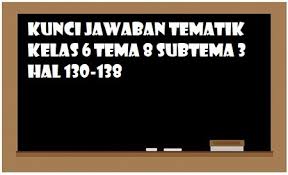 Kunci jawaban tema 1 kelas 2 sd mi halaman 129 130 131 132 133 134 135 136 137 138 subtema 3 hidup rukun di sekolah pembelajaran 6. Kunci Jawaban Kelas 6 Tema 3 Halaman 138