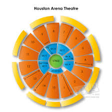 detailed arena theatre seating chart houston arena theatre