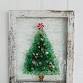 Holiday glass tree with rustic frame event image