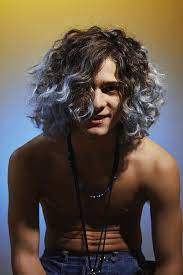 Curly short hair can look sweet, sexy, sleek, messy and always, always chic. Fashion Grunge Style Men Hair Color Dyed Curly Hair Mens Hair Colour