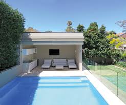 Each design is unique in terms of the material it the interior is fully furnished like a kitchen, and two to four thick columns support the extended roof. 12 Features Of A Contemporary Cabana Completehome