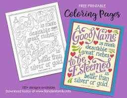 Give your child a quick lesson in social studies with a world map coloring sheet. A Good Name Coloring Page Flanders Family Homelife