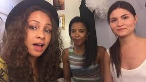 Sisters for life. TBT to this backstage moment shared between Renee Elise  Goldsberry, Phillipa Soo, and Jasmine Cephas Jones.