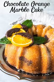 Chocolate Orange Marble Cake Recipe Marble Cake Chocolate Orange Orange Cake