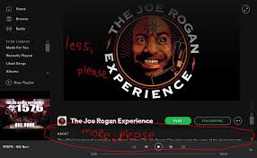 The joe rogan experience is spotify's most popular podcast globally, topping the charts in more than 15 markets, according to the company. Desktop Joe Rogan Podcast Can T See The Conten The Spotify Community