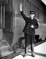 A train conductor's tasks vary depending on the transportation of passengers or cargo. Non Office Jobs Com The Jobs Railroad Conductor Train Conductor Train Rides Train Depot