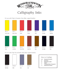 Winsor Newton Calligraphy Inks