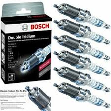 These are the top of the line iridium bosch plugs. 6 New Bosch Double Iridium Spark Plug For 2004 2006 Toyota Sienna V6 3 3l Ebay