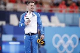 Twitter/@petrounias_eeleftherios petrounias, the greek lord of the rings, qualified for the tokyo olympic games on friday after a majestic performance in w O0cwffxtbpapfm