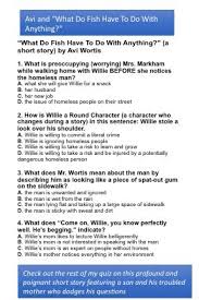 What Do Fish Have To Do With Anything By Avi Quiz Context Clues Classic Short Stories Short Stories