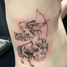 Sagittarius, the half human and half horse, is the centaur of mythology, the learned healer whose higher intelligence forms a bridge between earth and heaven. 43 Sagittarius Tattoos With Amazing Meanings Tattooswin