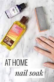 At Home Nail Soak Nail Soak Dry Cuticles Lavender Essential Oil