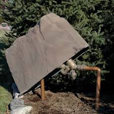 A pool cover pump removes the dirty water accumulated over the cover so that when you remove the cover, no dirt goes into the pool water. Dekorra Insulated Decorative Landscape Rock Well Pump Cover Home Garden Yard Garden Outdoor Living