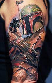 Jango fett boba fett art print. Star Wars Tattoos Boba Fett Tattoo Star Wars Tattoo Sleeve War Tattoo