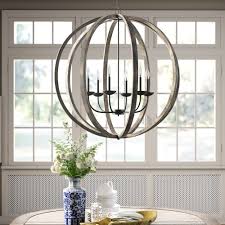 Brady 6 Light Globe Chandelier Reviews Birch Lane