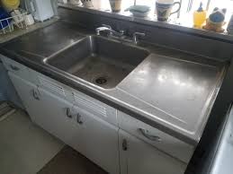 1950's retro kitchen sink cabinet with