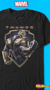This Avengers Endgame T Shirt Features An Image Of The Mad Titan Thanos In Avengers Infinity War Thanos Disintegrated Half Of T Shirt Mens Tshirts Avengers