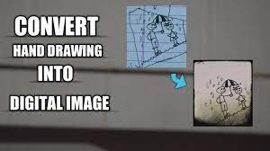 Convert Hand Drawing Into Digital Image In Android Youtube