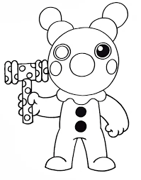 This piggy roblox coloring pages george for individual and noncommercial use only the copyright belongs to their respective creatures or owners. Coloring Pages Roblox Print For Free