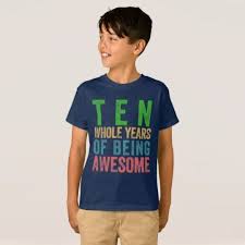 Birthday Party For 10 Year Old Boy 10 Year Old Tenth Birthday Party Kid Boy Girl T Shirt Zazzle Com Boy Birthday Parties Birthday Girl Shirt Tenth Birthday