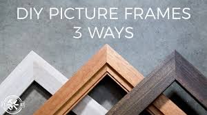 Diy framing equipment for making picture frames at home or as a hobby. How To Make A Picture Frame 3 Ways Diy Woodworking Youtube