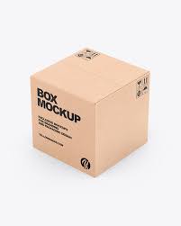 Download Kraft Box Mockup In Box Mockups On Yellow Images Object Mockups