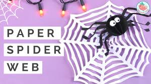 Maybe you would like to learn more about one of these? Halloween Crafts Kirigami Spider Web W One Sheet Of Paper Paper Spider Youtube