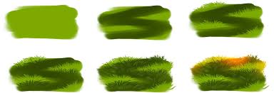 How I Draw Grass Grass Grass Drawing Tutorial