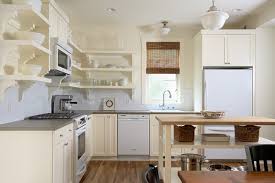 open shelving vs. cabinets with doors