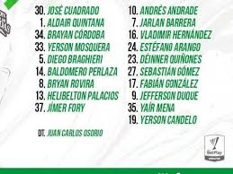 Estadísticas de ambos clubes en finales del fútbol colombiano. Millonarios Fc Vs Atletico Nacional Convocados Partido Liga Betplay Futbol Colombiano Liga Betplay Futbolred