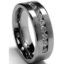 4.6 out of 5 stars. Metal Masters Co 8 Mm Men S Titanium Ring Wedding Band With 9 Large Channel Set Cubic Zirconia Cz Sizes 6 To 15 Walmart Com Titanium Rings For Men Mens Wedding Rings Titanium Wedding Rings