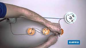 kruis en parallel schakelaar aansluiten elektriciteit leggen gamma belgie elektriciteit gamma kruis