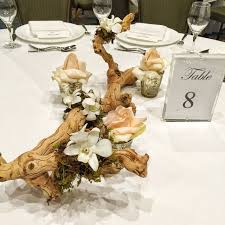 Driftwood Wedding Table Decorations Checklist Driftwood With Orchids Rose Blooms Driftwood Wedding Centerpieces Driftwood Wedding Wood Centerpieces Wedding