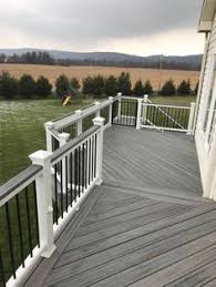 Allard + roberts interior design construction: 38 Black Vinyl Deck Railings Ideas Deck Railings Deck Deck Design