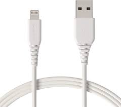 Amazonbasics Lightning To Usb A Cable Mfi Certified Iphone Charger White 6 Foot 12 Pack