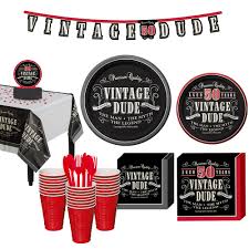 Ask me for a balloon. Vintage Dude 50th Birthday Party Kit Happy Birthday Themes Party City