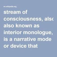 Stream Of Consciousness Also Known As Interior Monologue Is A Narrative Mode Or Device That Depicts The Multitudinous Thoughts And Stream Of Consciousness Interior Monologue Mindfulness Activities