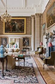 English Drawing Room With Dramatic Architectural Elements Georgian Interiors Classic Interior English Decor